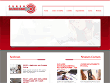 Tablet Screenshot of cursosucesso.com